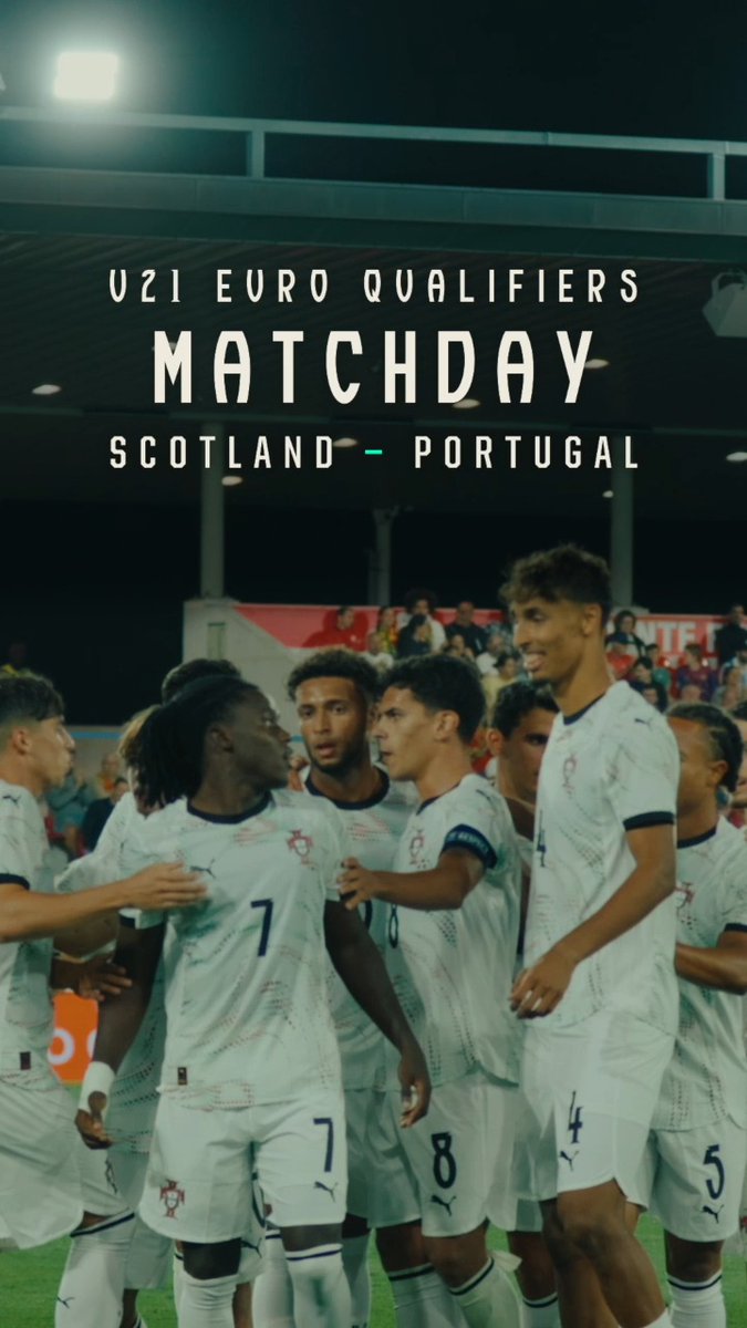 Em busca da segunda 𝗩𝗜𝗧𝗢́𝗥𝗜𝗔 rumo ao Europeu Sub-21 2027! 🏆🌍 #FazHistória | #U21EURO