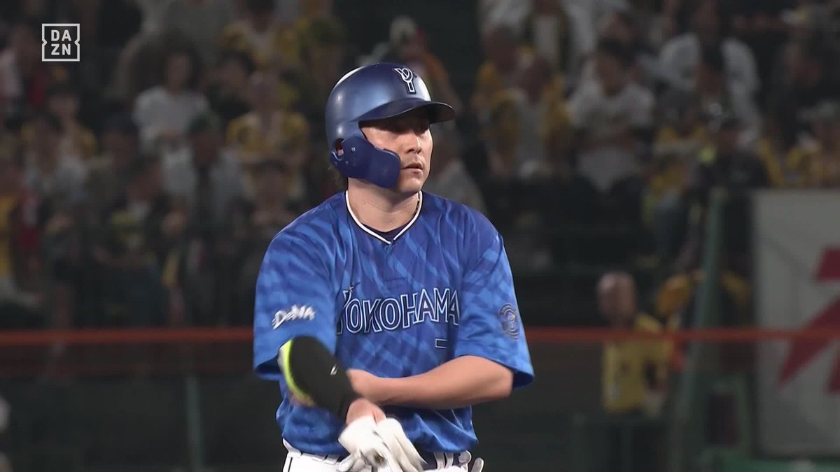 強いライナーが伸びていく 佐野恵太 先制タイムリー オースティンとの連続長打で先制に成功 ⚾プロ野球 (2025/9/9) 🆚阪神×DeNA 📱Live on DAZN #オレをみろ #baystars #だったらDAZN