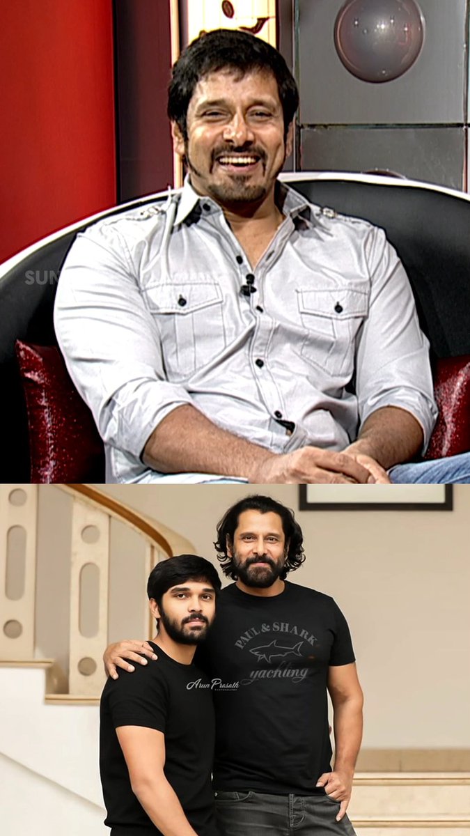 Throwback to Vikram & Dhruv Vikram’s cute phone call conversation 📞 #SunMusic #HitSongs #Kollywood #Tamil #Songs #Music #NonStopHits #Vikram #DhruvVikram