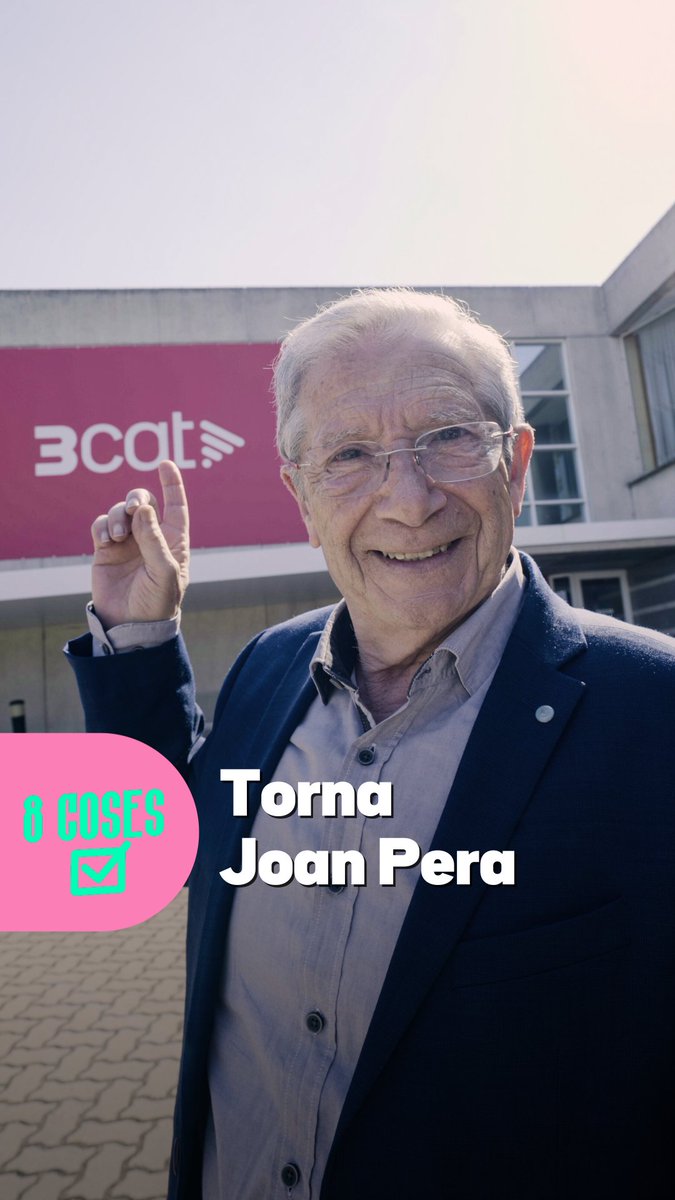 ⬅️🏠 Joan Pera torna a casa després de… res, quatre dies. Bé, qui diu quatre dies, diu quaranta anys. El dilluns 15 de setembre, s’estrena a TV3 i 3Cat “8 coses a fer abans de morir”, un docureality en què Joan Pera intentarà superar les seves pors i fer realitat els seus somnis. Ho aconseguirà? #8coses3Cat