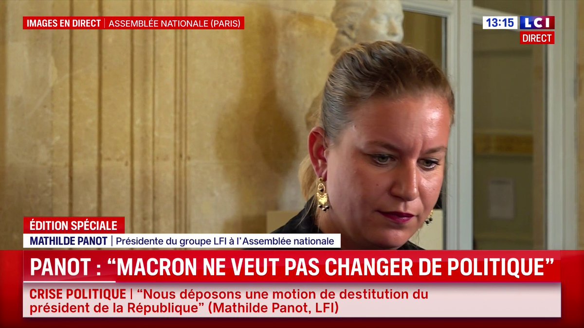 🔴 Mathilde Panot s'exprime : "Nous avons un souci avec les socialistes qui ont bradé le programme du Nouveau Front populaire"