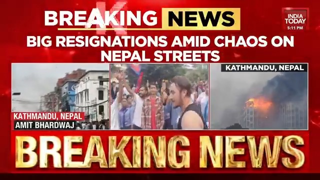 #IndiaTodayInNepal | After PM KP OLi, Nepal President Ram Chandra Poudel resigns Who is running the show? Amit Bhardwaj reports from Kathmandu. #Nepal #5Live | Sonal Mehrotra Kapoor