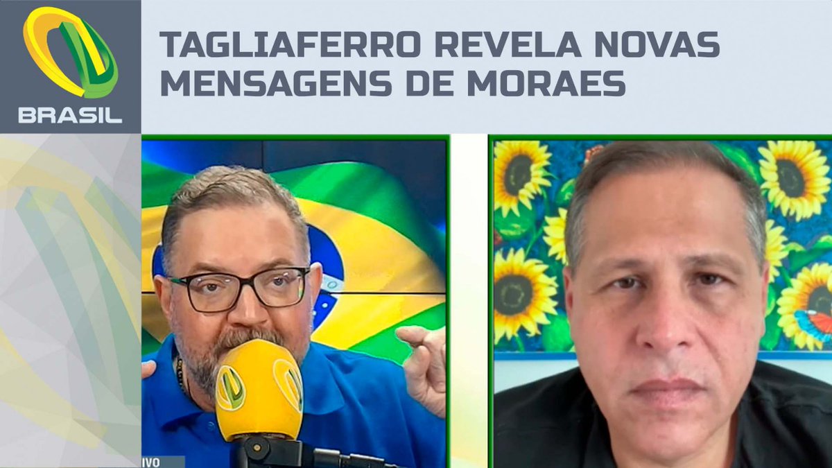 Tagliaferro revela novas mensagens de Moraes sobre bloqueio de perfis em redes sociais