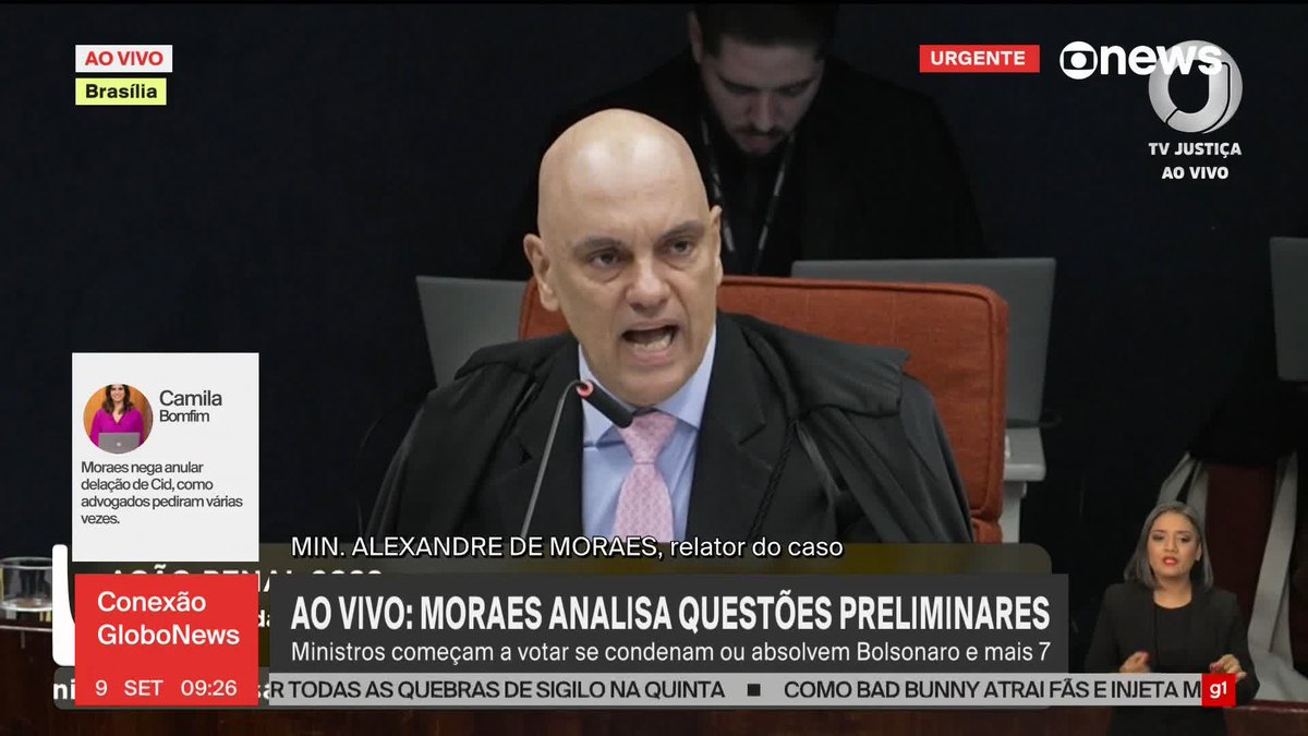 O Alexandre de Moraes negou anular a delação do Mauro Cid. A choradeira está grande entre os bolsonaristas. Daqui a pouco o Xandão dará o voto dele pela condenação do Bolsonaro.