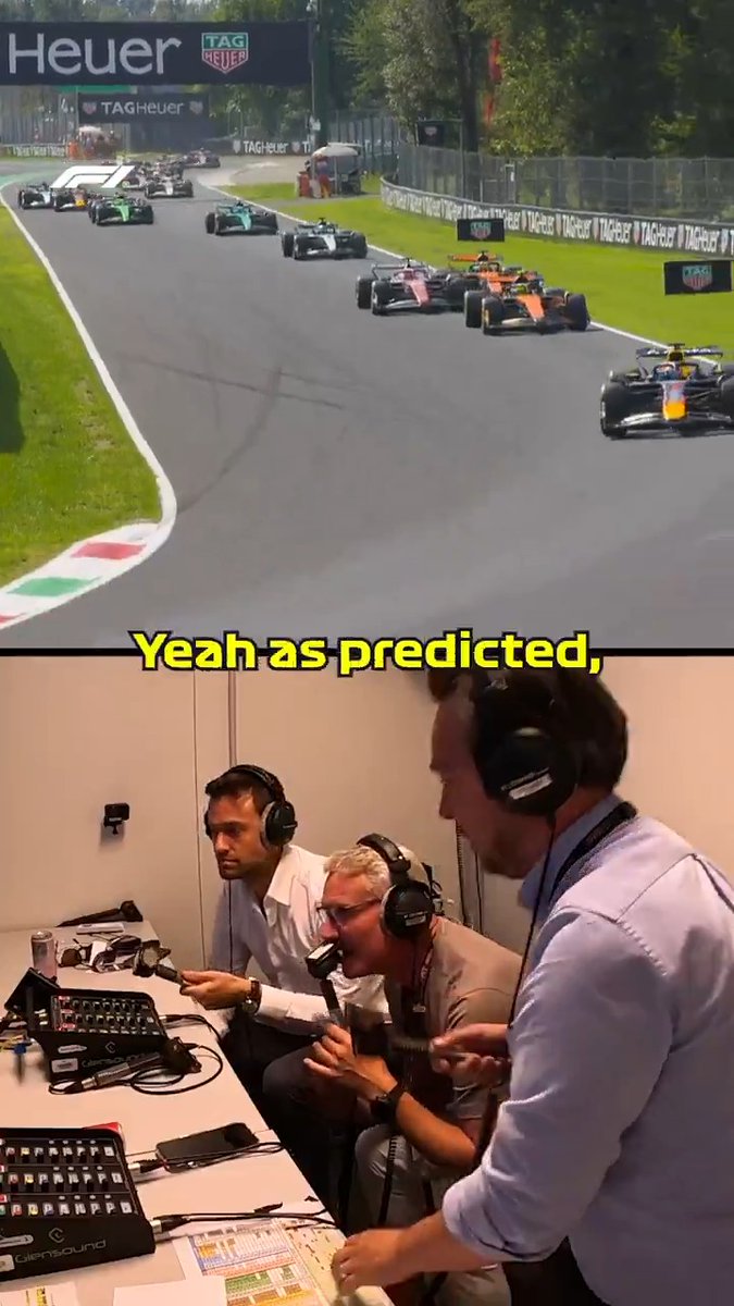 Max defends his lead from a charging Lando, whilst Oscar takes back the place from Charles! 🫢 Watch the reactions of our commentary team from the booth as it happened, presented by American Express 🎙️ #F1 #ItalianGP