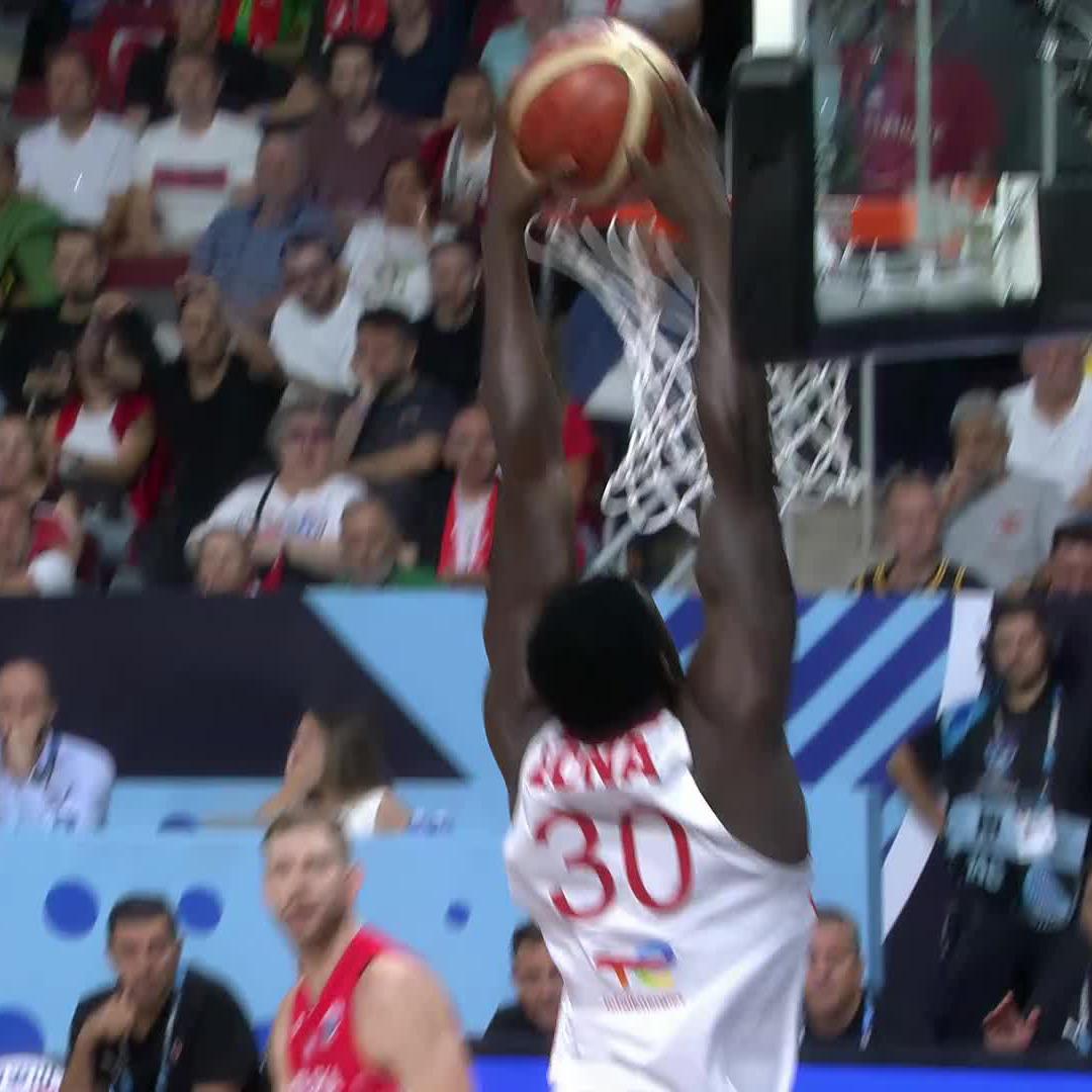 Adem Bona. More hops than an IPA. #EuroBasket | #MakeYourMark