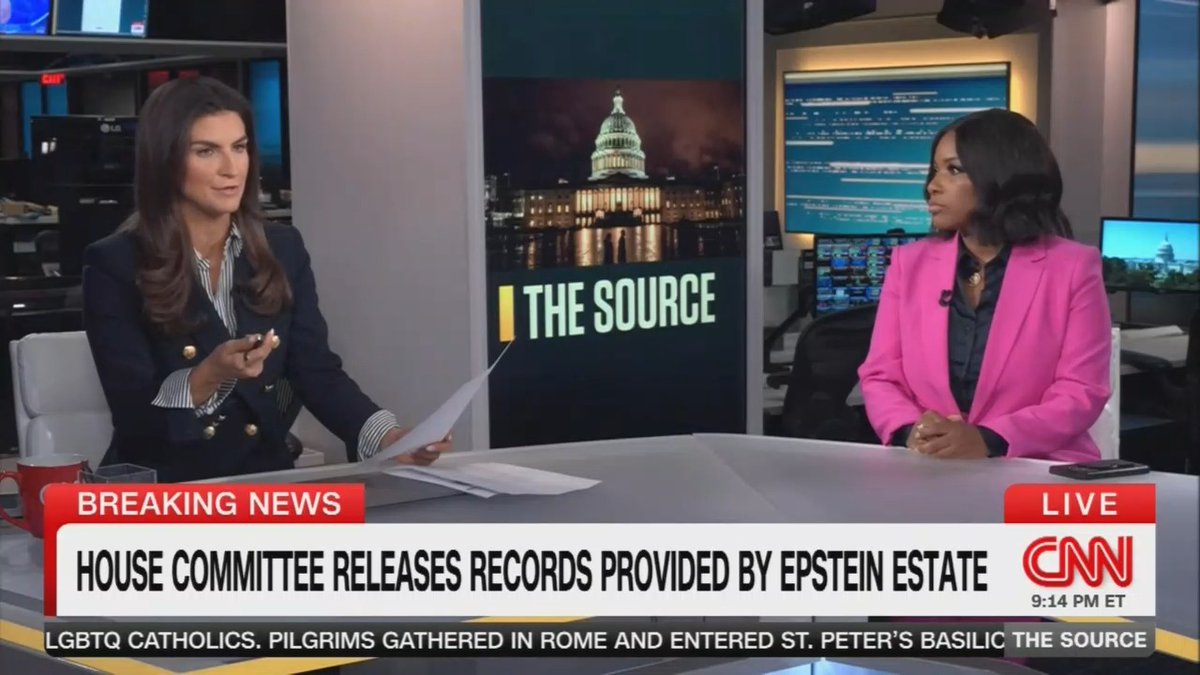 Host: Democrats on the House Oversight Committee published a picture that allegedly shows Epstein joking about selling a 'fully depreciated woman' to Donald Trump for $22,500. Rep. Crockett: I think this is more incriminating than the birthday card. It's joking about selling a woman.