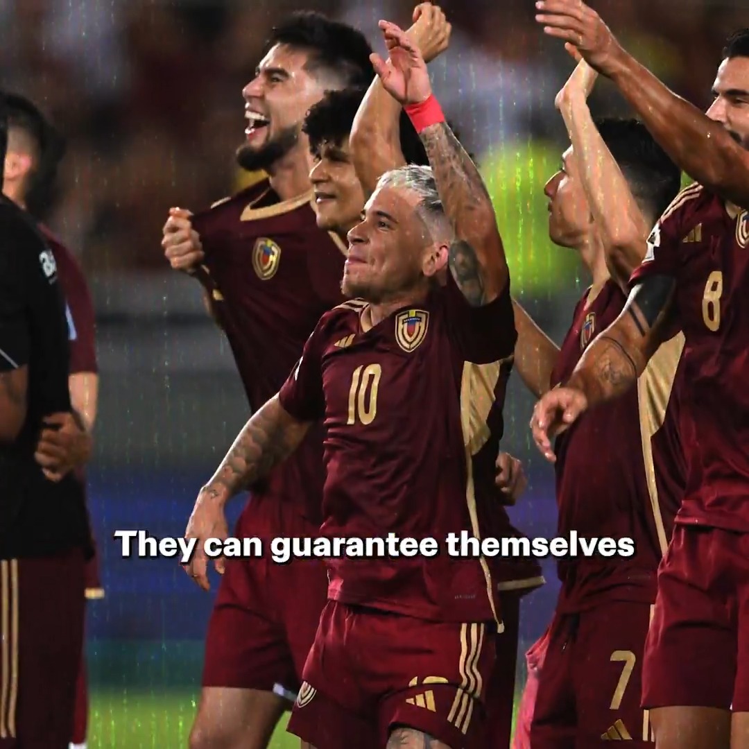 Playing to make FVF and CONMEBOL.com history 🤝 Venezuela are the only South American nation to have never qualified for a FIFA World Cup, but guaranteeing a spot at the FIFA World Cup 26 Play-Off Tournament would move them closer to a tournament berth 👏