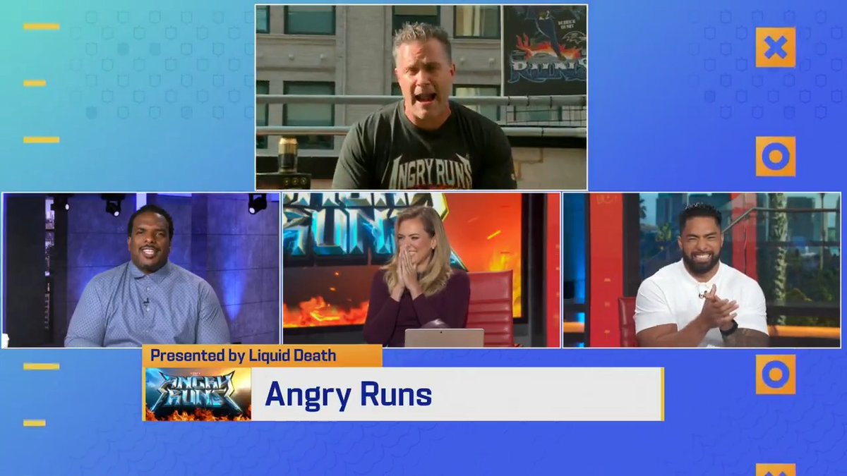 The Week 1 winner of Angry Runs from Kyle Brandt is none other than New York Giants RB Cam Skattebo 😤