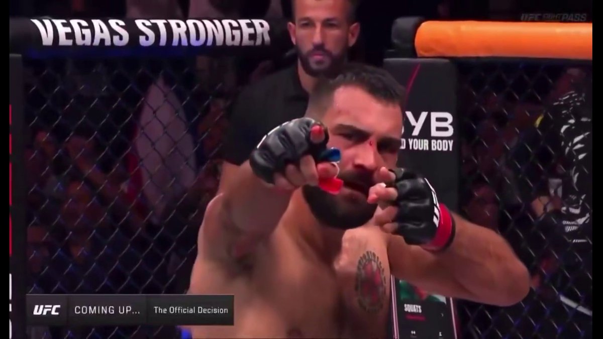 Benoît Saint Denis' tribute to the French Special Forces after choking Mauricio Ruffy was so cold 🥶 #UFCParis