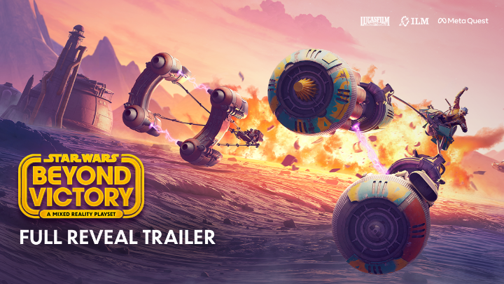 Adventure, race, and collect! From Industrial Light & Magic, #StarWarsBeyondVictory is coming to Meta Quest 3 and 3S headsets on October 7th.