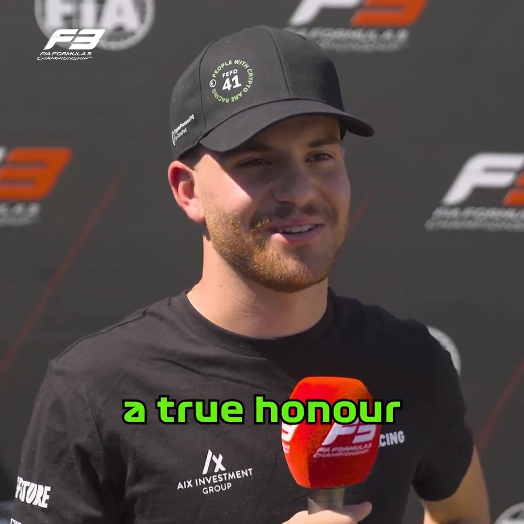 "It's a big honour for me to carry that name" 🤗 Fernando Barrichello speaks about his namesake 🗣️ #F3 #ItalianGP #RoadToF1