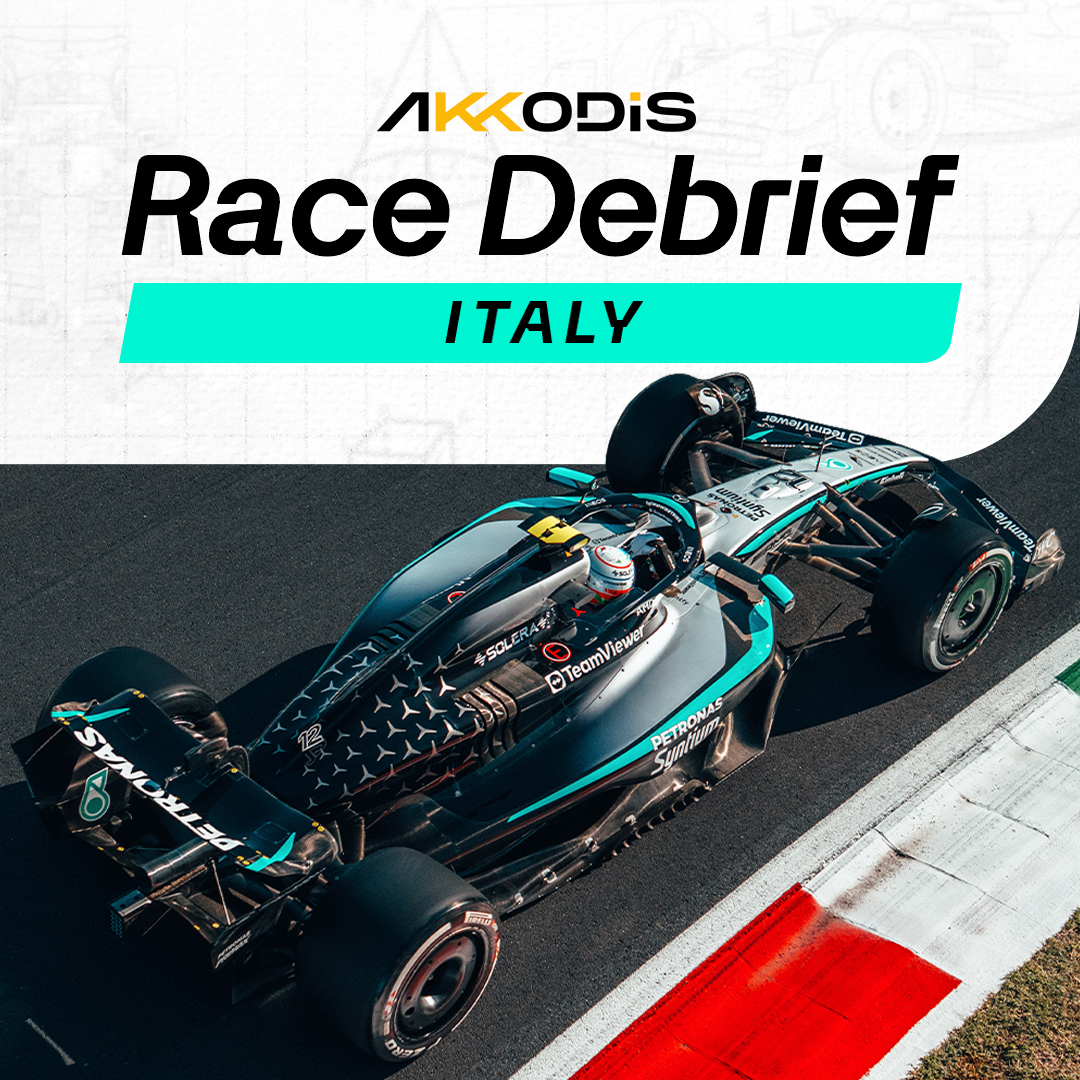 Chatting all things Italian GP with Simone and Jodi in our Akkodis Race Debrief. From tyre choices in Qualifying, to Kimi’s difficult start, overtaking challenges and more 👇