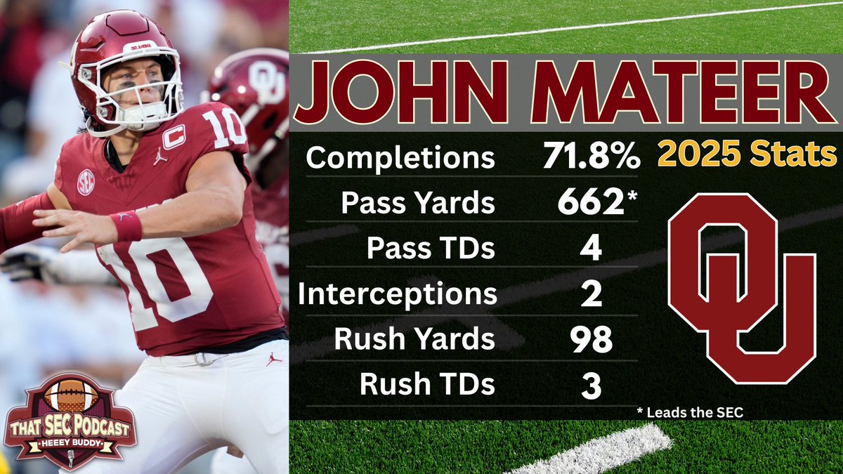 John Mateer is everything they told us Arch Manning was. "You are not wrong. You can't argue against it." New Roush Hour: