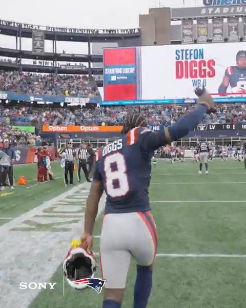 Diggs' Gillette Stadium debut 🫡 #ShotOnSony | #NEPats