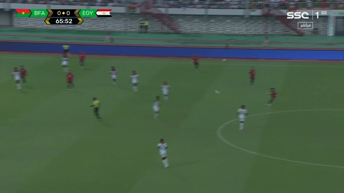 هدف مصر الملغي أمام بوركينا فاسو في تصفيات كأس العالم ❌