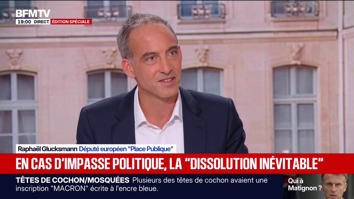 Notons que Glucksmann qui passe pourtant un temps incroyable à la télé pour un gars qui n’a que 2 députés ne parle jamais de ce qu’il propose pour la France, seulement de tambouille politicienne