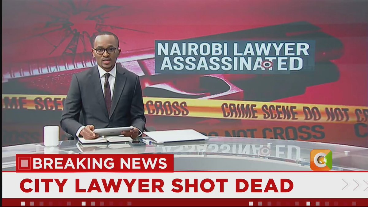 BREAKING: City Lawyer Shot Dead The hitman was riding on a motorcycle Drive by killing in Nairobi’s Karen South area Lawyer trailed by boda boda riders before being shot #CitizenExplainer