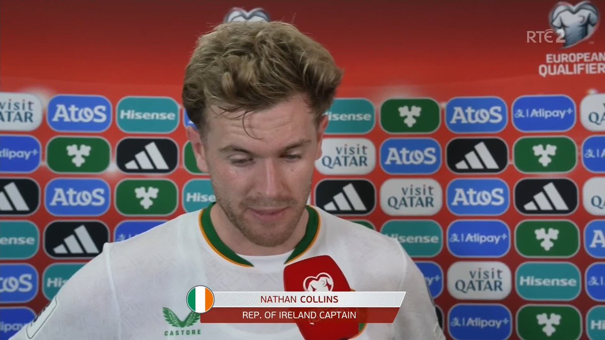 A shellshocked Nathan Collins was finding it hard to put his finger on why Ireland were so poor against Armenia #ARMIRL #COYBIG #rtesport