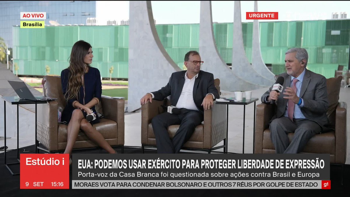 Na avaliação do comentarista Valdo Cruz, se Bolsonaro e os demais réus forem condenados e o Congresso não colocar a anistia em votação, os EUA podem apertar mais o cerco ao Brasil, com possibilidade de novas sanções. #Estúdioi ➡ Assista à #GloboNews: