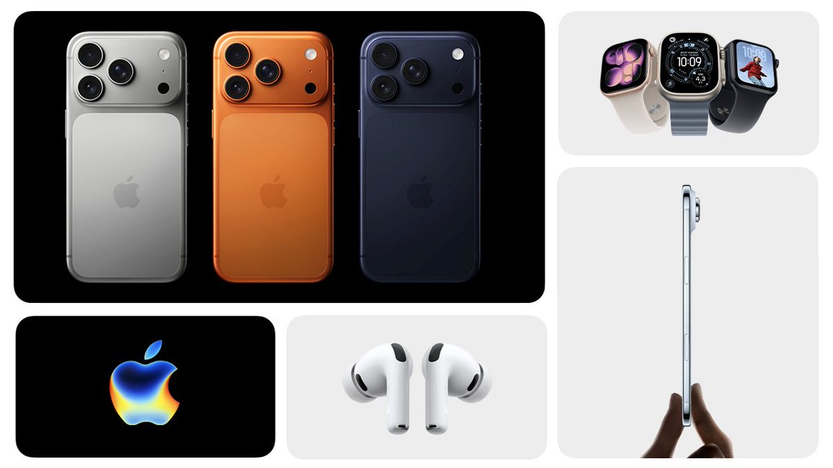AirPods Pro 3, the new Apple Watch lineup, iPhone 17, iPhone 17 Pro, and the all-new iPhone Air—here’s everything we just announced!