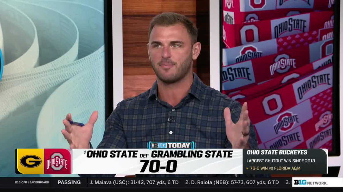 “He has like an Olympic-archer level of accuracy.” No. 1 Ohio State Football QB Julian Sayin continues to impress Jake Butt 🎯 #B1GToday