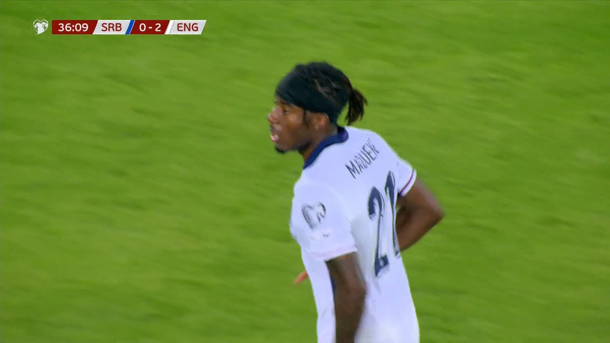Noni Madueke has his first England goal and it's a BEAUTY 👏🏴󠁧󠁢󠁥󠁮󠁧󠁿 Appreciation for the Rogers flick on 😮‍💨