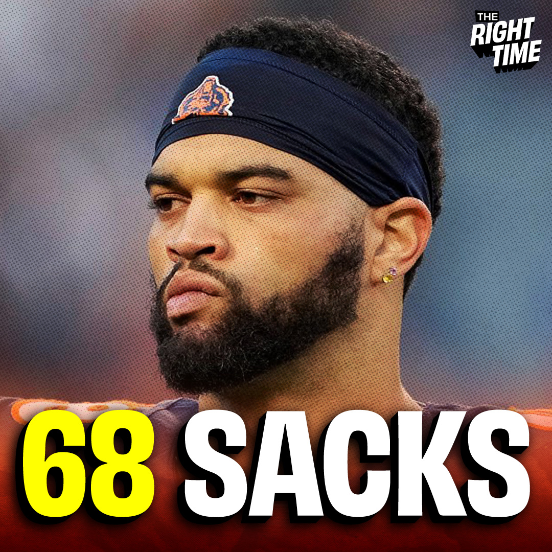 Caleb Williams' year 2 debut vs. the Vikings was a nightmare... And he still hasn't fixed this issue from his rookie season 😬 “Sacks are a quarterback statistic. YOU took 68 sacks [last season].”