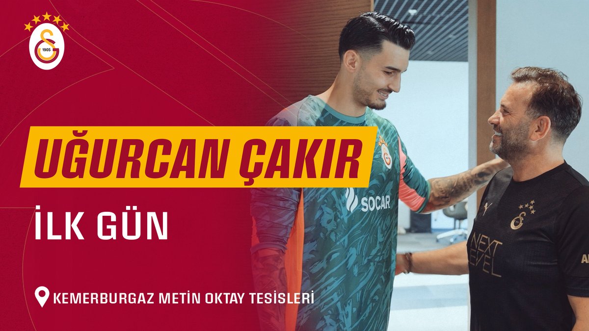 🎥 Uğurcan Çakır’ın, Kemerburgaz Metin Oktay Tesisleri’ndeki ilk gününden en özel görüntüler şimdi Galatasaray YouTube Katıl Sarı-Kırmızı Paket’te 𝐘𝐀𝐘𝐈𝐍𝐃𝐀! 💛❤️ ▶️ Tamamını izlemek için 👇