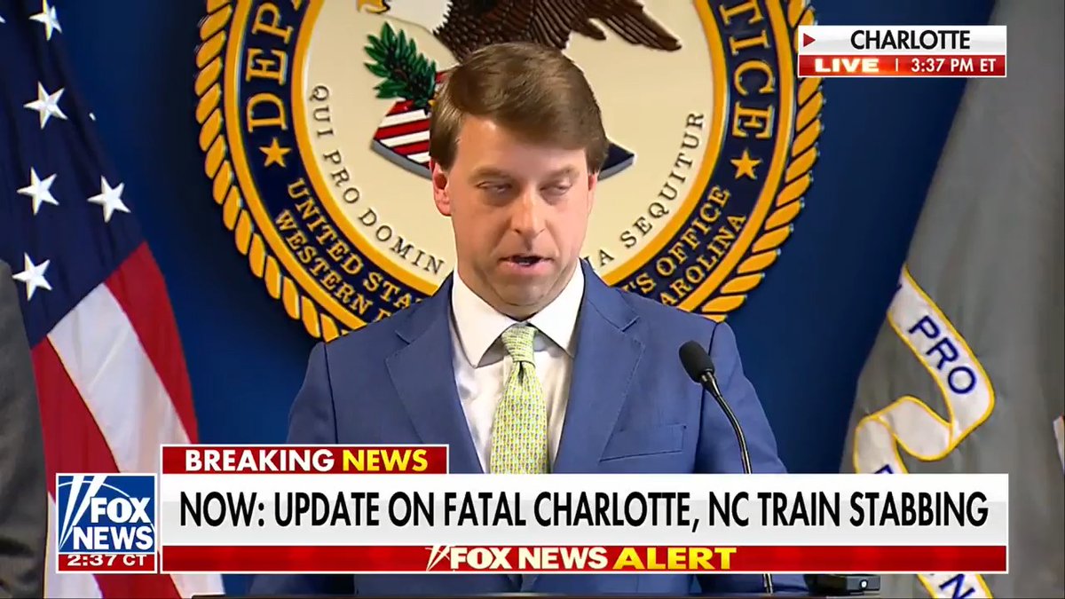 U.S. Attorney Russ Ferguson gets emotional discussing Charlotte train attack victim Iryna Zarutska: "She was coming home from work on a light rail train, like all of us do all the time, and she was brutally murdered."