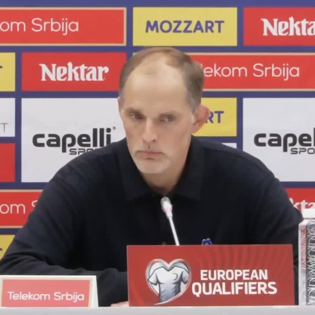 "He had two excellent performances" 👏 Thomas Tuchel praises Elliot Anderson for his displays against Serbia and Andorra 🏴