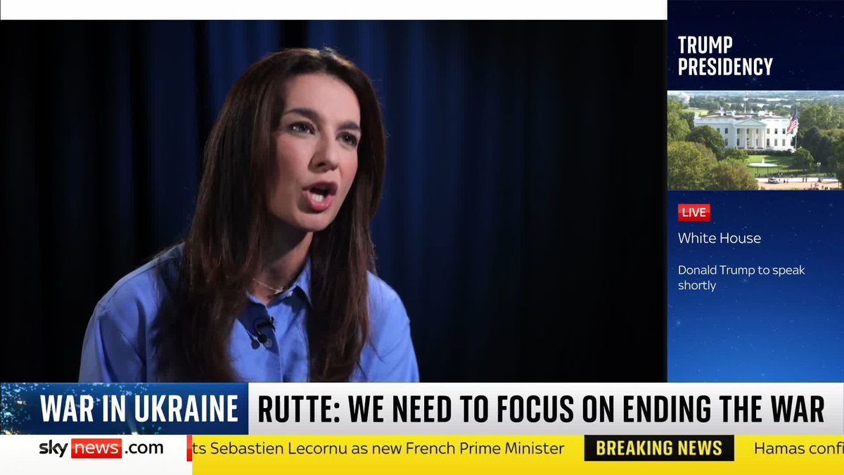 "He will only come to the table when he comes to the table." NATO secretary-general Mark Rutte tells Yalda Hakim they want to make sure they do everything they can to bring Vladimir Putin to a place where he will negotiate ending the war in Ukraine.