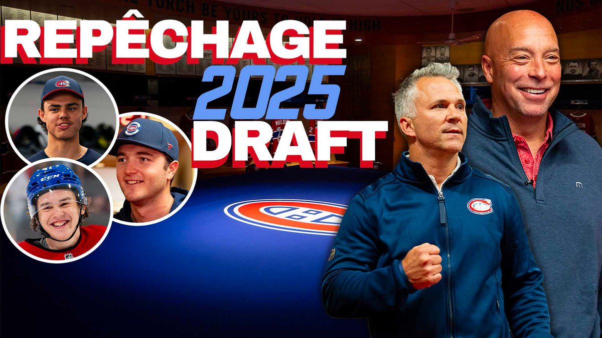 Visionnez la première du documentaire du Repêchage 2025 de la LNH des Canadiens ce soir à 19h00 sur YouTube! 🎥 Watch the premiere of the Canadiens' 2025 NHL Draft Documentary tonight at 7:00 p.m. on YouTube! #GoHabsGo