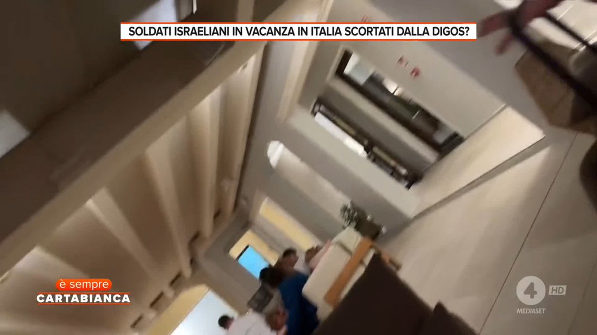 SOLDATI ISRAELIANI IN VACANZA IN ITALIA SCORTATI DALLA DIGOS? Siamo stati proprio nell’hotel e guardate cos’è successo alla nostra giornalista #ÈsempreCartabianca
