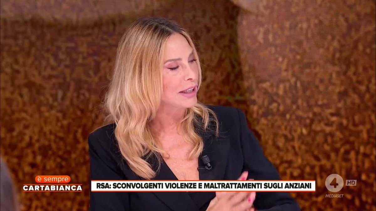 "Questi operatori sanitari come vengono scelti? Si fanno dei test per capire se sono in grado di gestire degli anziani?" Stefania Orlando è ospite a #ÈsempreCartabianca