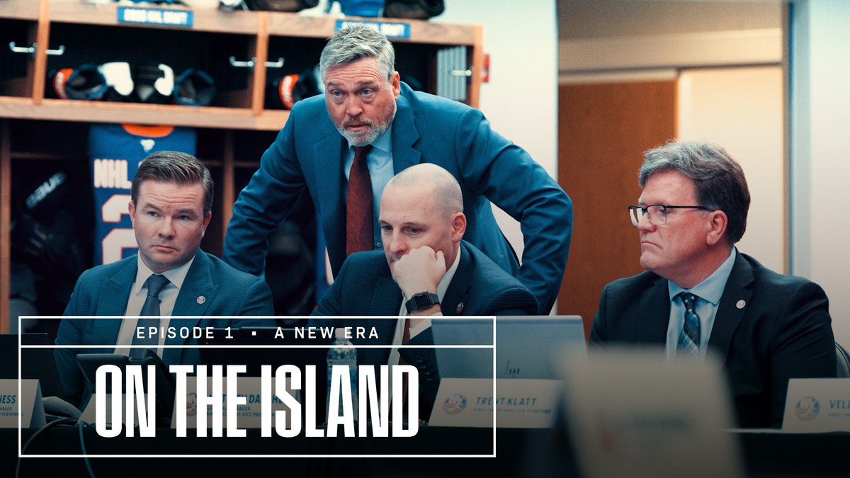 You saw who the #Isles picked. Now see how it all happened. On The Island: Episode 1 drops TOMORROW NIGHT at 7PM. Subscribe to our YouTube now to stay up to date with every episode as we take you behind the scenes of your New York Islanders. ⬇️
