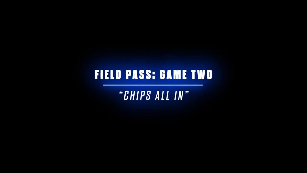 Effort and toughness on display. Field Pass: Game Two 🎥