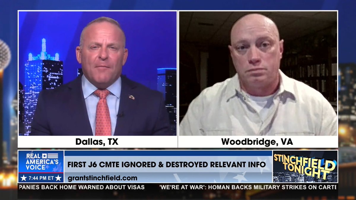 INFORMATION THAT WOULD HAVE BEEN USEFUL TO THE J6 COMMITTEE FROM ODNI WAS DESTROYED? “These were major problems that I was actually fighting inside the system...” Thomas A. Speciale II details that the first J6 Committee ignored relevant information for Grant Stinchfield.