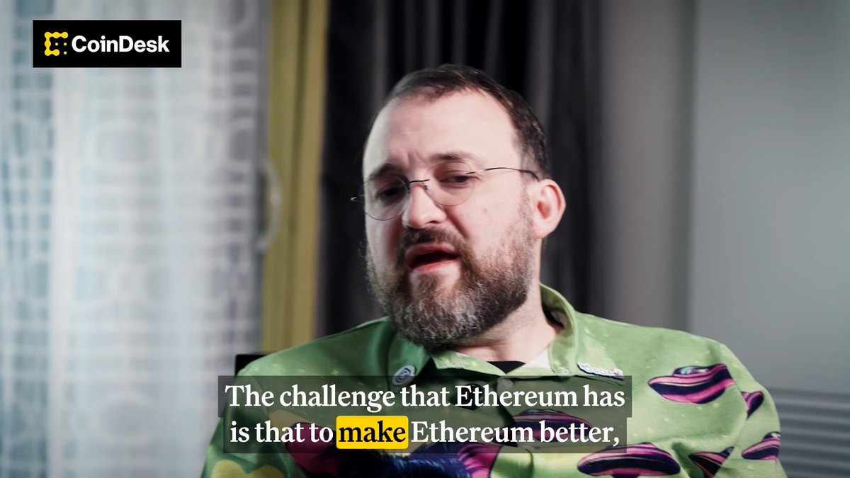 👀 Why Cardano founder Charles Hoskinson believes Ethereum is doomed to fail. “That’s problematic because when you look at new ventures, new liquidity, the majority are outside of the Ethereum ecosystem.”