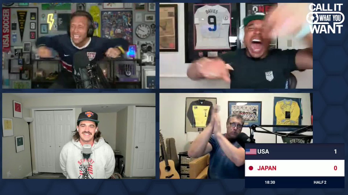 Folarin Balogun makes it two! ✌️ Jimmy Conrad, Charlie Davies, Tony Meola and Tom Bogert are liking what they see this time around from the #USMNT 👏