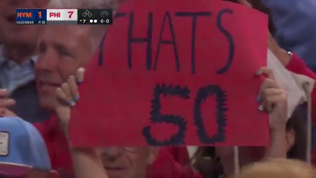 KYLE SCHWARBER REACHES 50 HOMERS ON THE SEASON 👏