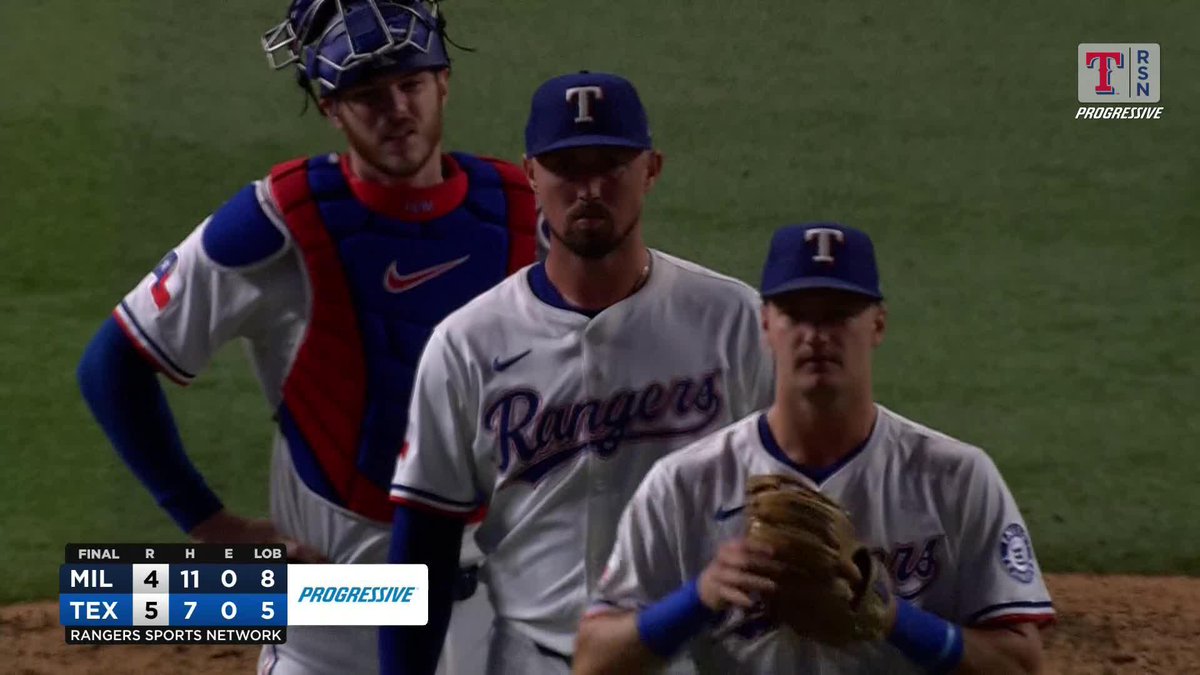 The Rangers are now 2.5 games back in the AL West 👀 Three consecutive wins against the Astros and Brewers. 13 wins in their past 17 games.