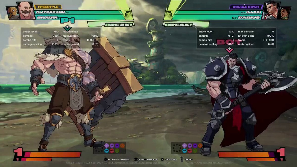 The most damage Ive found so far with Braum Blitz freestyle. Just 1 more damage and it TODs Illaoi lmao
