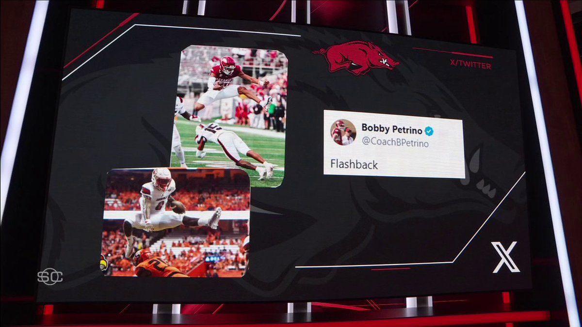 "[Bobby Petrino] sets me to that [Heisman Trophy] standard every single day. ... He sees greatness in me." Arkansas Razorback Football QB Taylen Green reflects on Bobby Petrino comparing him to Lamar Jackson and how it motivates him to get better every day 💪