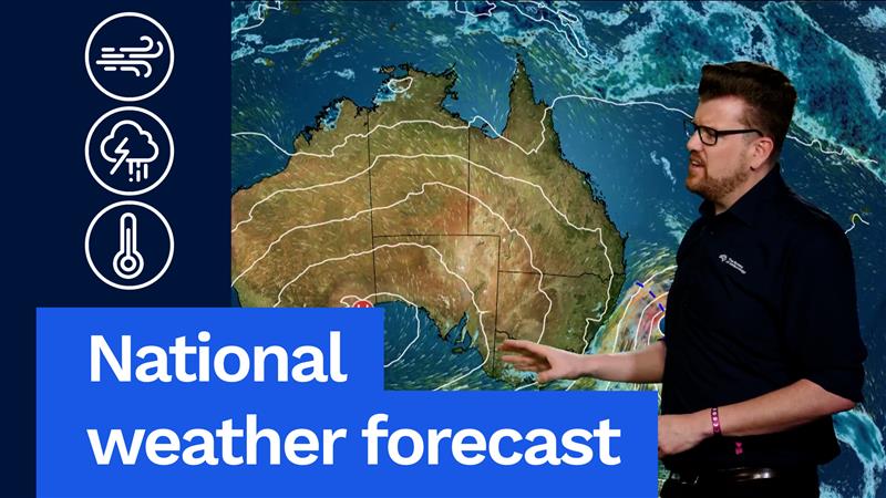 National Weather Forecast: Showers and windy for the New South Wales coast, dry and mostly sunny elsewhere Video current: 2:00 pm AEST 10 September 2025 For the latest forecasts and warnings, go to or the BOM Weather app.