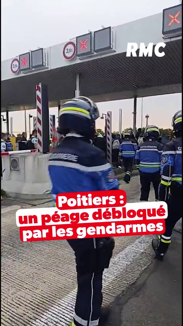🚨🇫🇷FLASH | Le péage de Poitiers sur l’A10 a été débloqué par la gendarmerie, qui a procédé à deux interpellations.