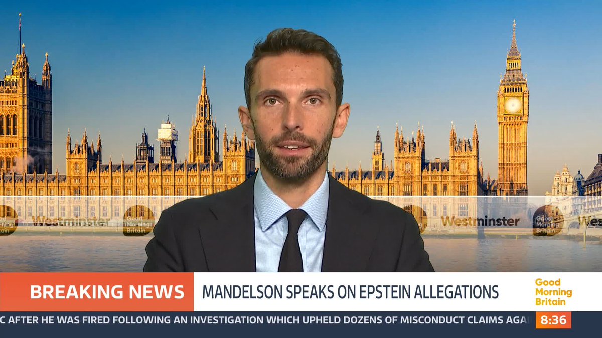 Lord Mandelson - the UK's Ambassador to Washington - is facing calls to resign over his close friendship with Jeffrey Epstein. Education Minister Josh MacAlister confirms that Lord Mandelson has the 'full support' of the PM. Susanna Reid | Ed Balls