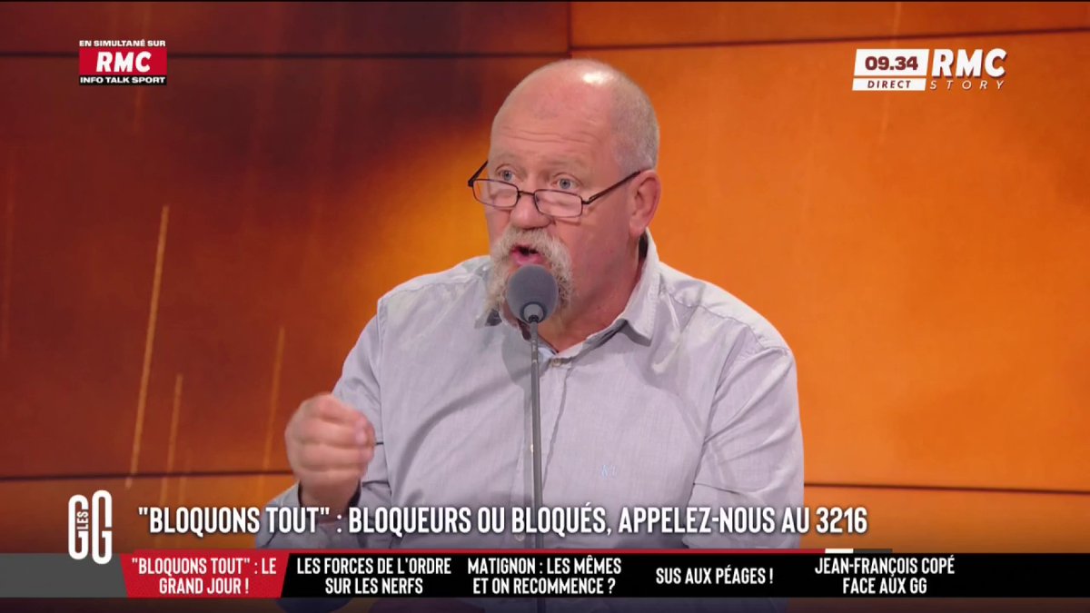 🔥 "Bloquons tout" : vous êtes bloqués ou bloqueurs ? 🗣️ Le ras-le-bol de Didier Giraud : "Les gens qui brûlent des poubelles, ce ne sont pas les artisans et les entrepreneurs. Ceux-là, ils essaient d'aller au boulot pour payer leurs charges." #GGRMC