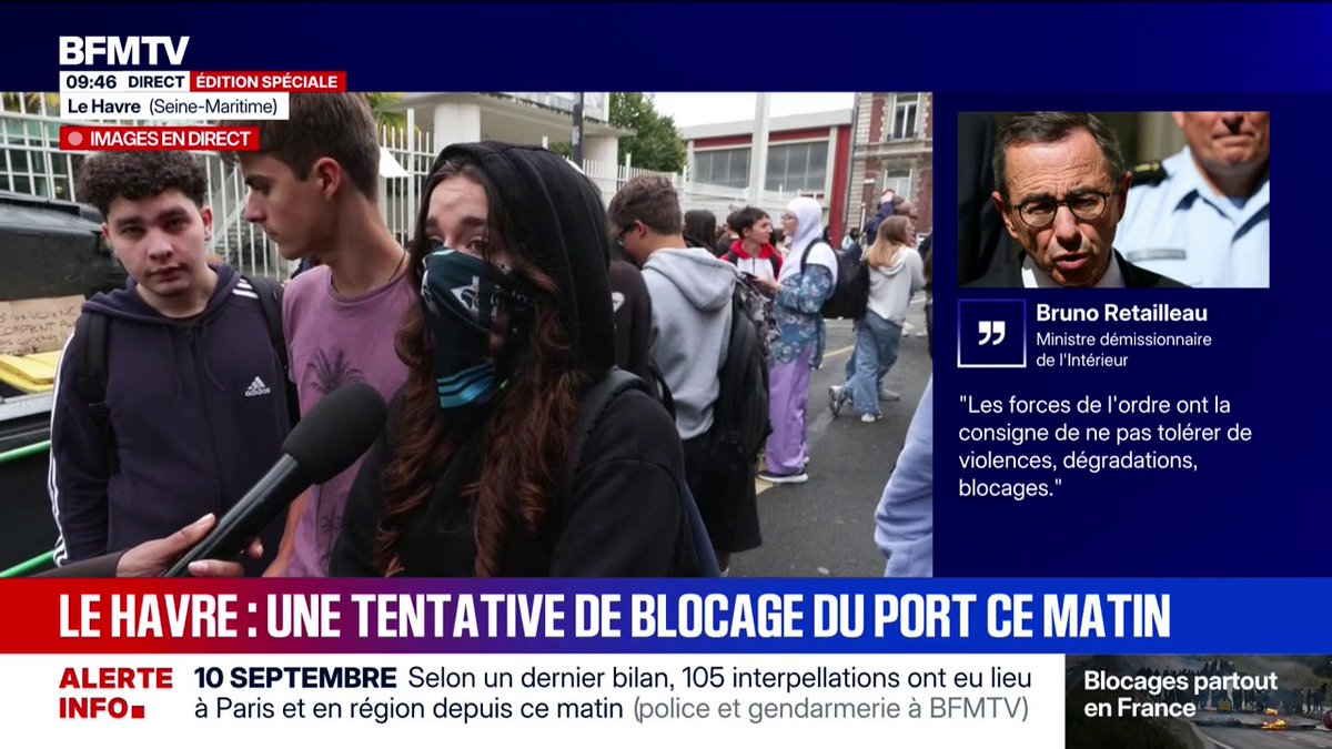 10 septembre: cette lycéenne plaide "pour que l'État investisse dans l'éducation et dans la santé"