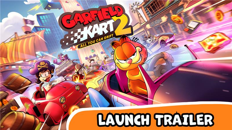 3, 2, 1, DRIFT! #GarfieldKart2 - All You Can Drift is OUT on Series X|S, with full crossplay! Enjoy a chaotic kart racing adventure with up to 8 players online and prove you're faster than the world's laziest cat! 🐈 Play now: